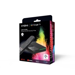 Смарт ТБ приставка Strong 4K GOOGLE TV PREMIUM BOX S3PRO