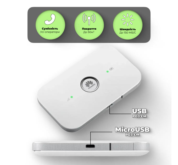 4G LTE Wi-Fi (маршрутизатор) роутер Huawei e5573s-320