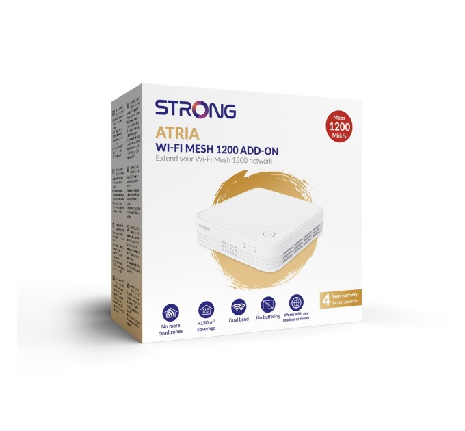 Маршрутизатор ATRIA Wi-Fi MESH1200ADDV2 — додатковий модуль Mesh-мережі