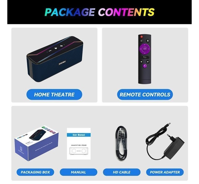 Смарт приставка H96 Max M7 Speaker 4GB/32GB