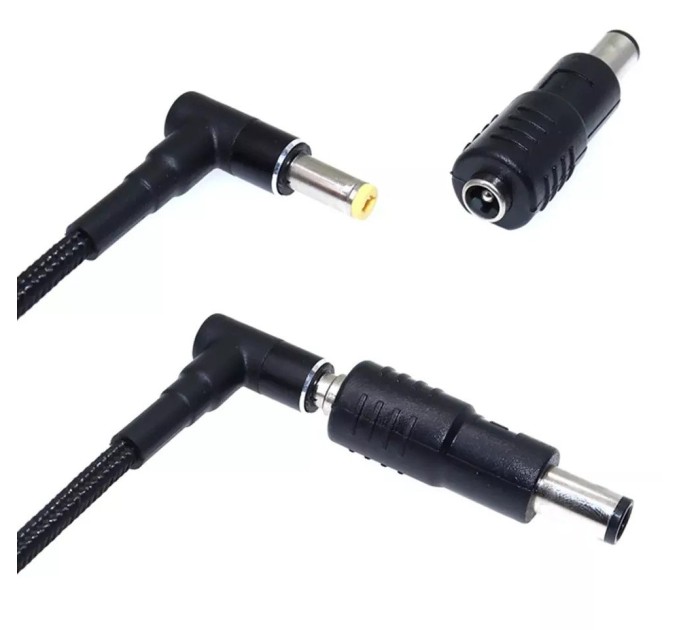 Кабель USB-C — DC для зарядки ноутбуків PD 100w з набором перехідників