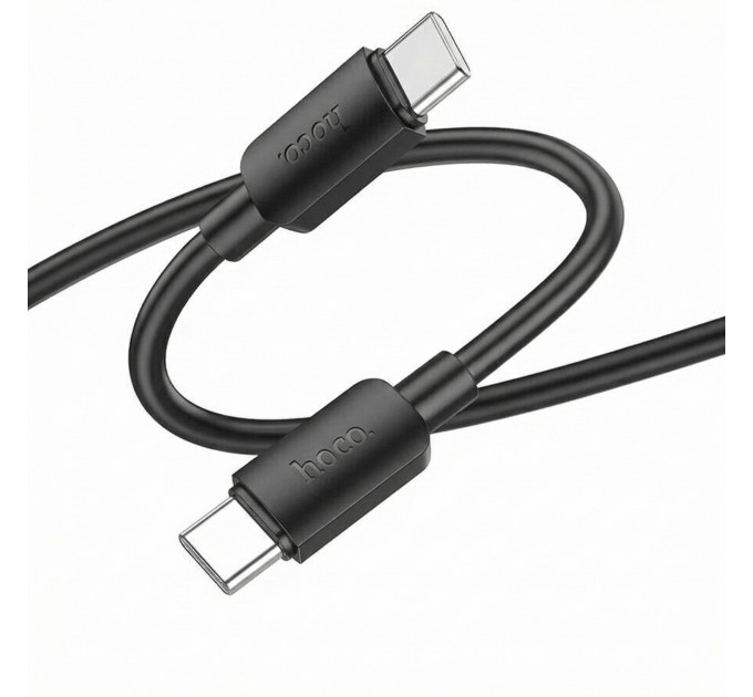 Hoco X-96 Type-C to Type-C 60W (1м, чорний)