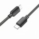 Hoco X-96 Type-C to Type-C 60W (1м, чорний)