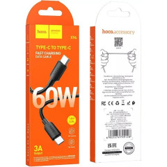 Hoco X-96 Type-C to Type-C 60W (1м, чорний) Hoco X-96 Type-C to Type-C 60W (1м, чорний)
