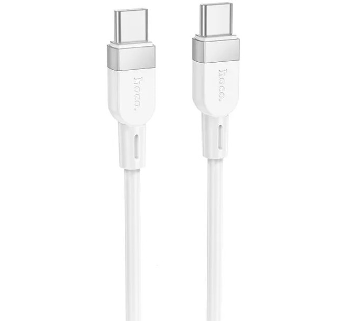 Hoco X-109 Type-C to Type-C 60W (1м, білий)