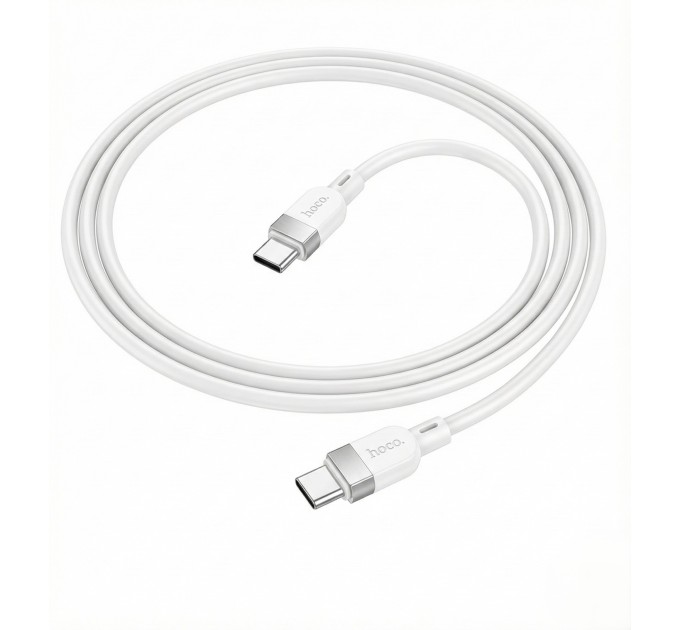 Hoco X-109 Type-C to Type-C 60W (1м, білий)