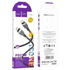 Hoco X-109 Type-C to Lightning (2м, чорний) Hoco X-109 Type-C to Lightning (2м, чорний)