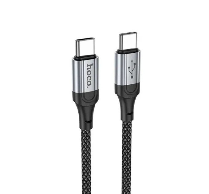 Hoco X-102 Type-C to Type-C 60W (1м, чорний)