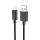 Hoco X-88 USB to Lightning (1м, черный)