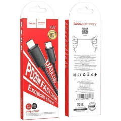 Hoco X-88 USB to Lightning (1м, чорний)