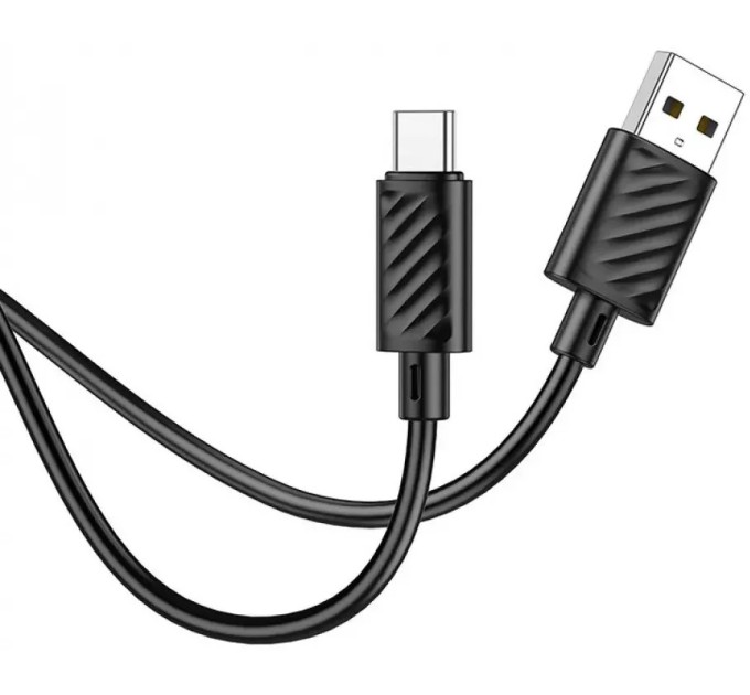 Hoco X-88 USB to Type-C (1м, чорний)