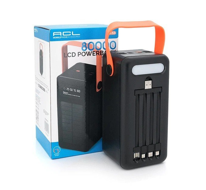 PowerBank ACL PW-53 80000mAh Black/White
