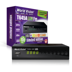 Цифровий ресивер World Vision Т645A LAN FM Цифровий ресивер World Vision Т645A LAN FM