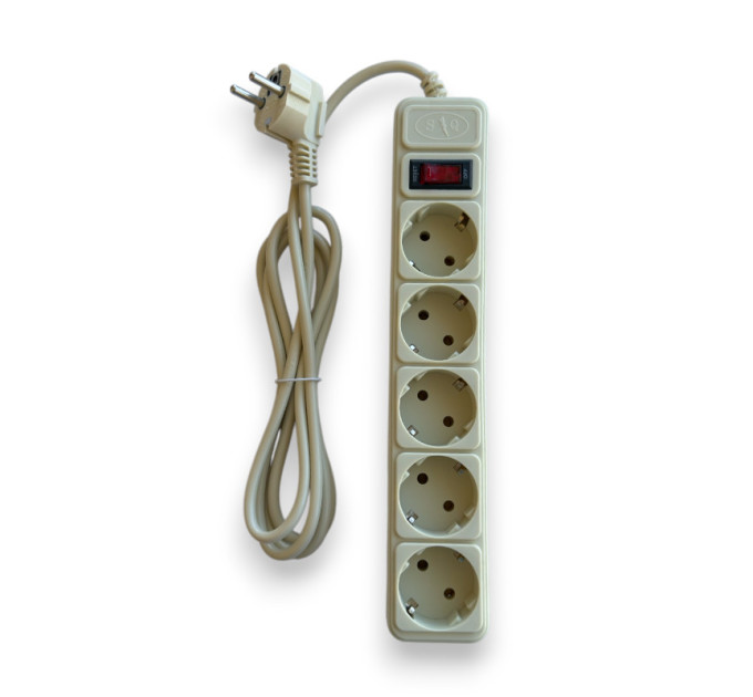 Мережевий фільтр SQ-001 10А 1.8м