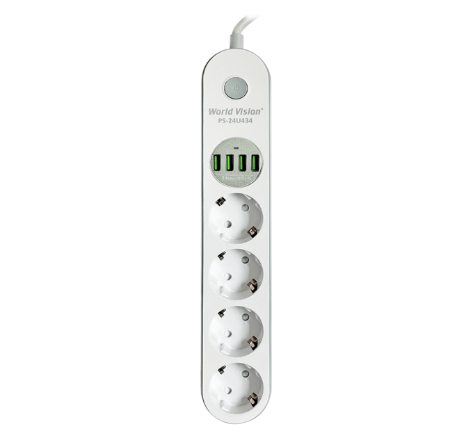 Мережевий фільтр World Vision PS-24U434