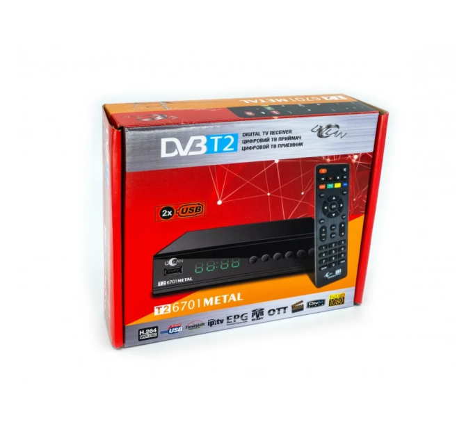 Цифровий ресивер uClan T2 6701 METAL