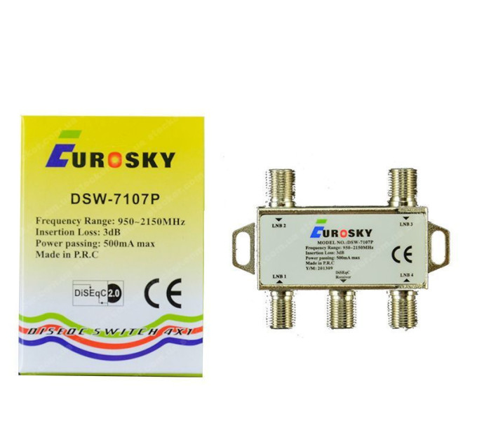 DISEqC-перемикач EuroSky DSW-7107P