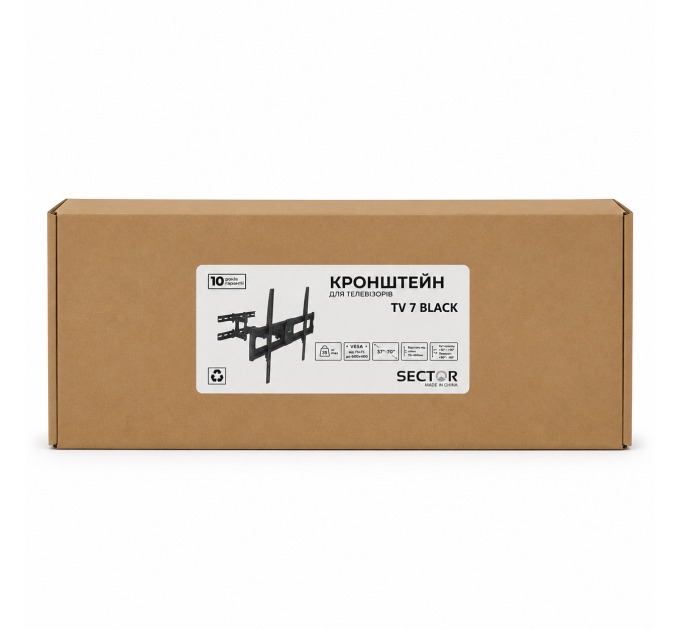 Кронштейн Sector ТV7 BLACK