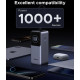 Power Bank Ugreen 20000mAh 130W PD/QC, USB-A, USB-С In/Out with built-in USB-C cable (PB723) Gray