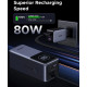 Power Bank Ugreen 20000mAh 130W PD/QC, USB-A, USB-С In/Out with built-in USB-C cable (PB723) Gray