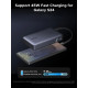 Power Bank Ugreen 20000mAh PB550 67W USB-A, USB-C In/Out, with built-in USB-C cable Grey