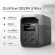 Зарядна станція EcoFlow DELTA 3 Max (EFD3M-G-EU-CBOX) з LiFePO4-батареєю (2400W/2048Wh)