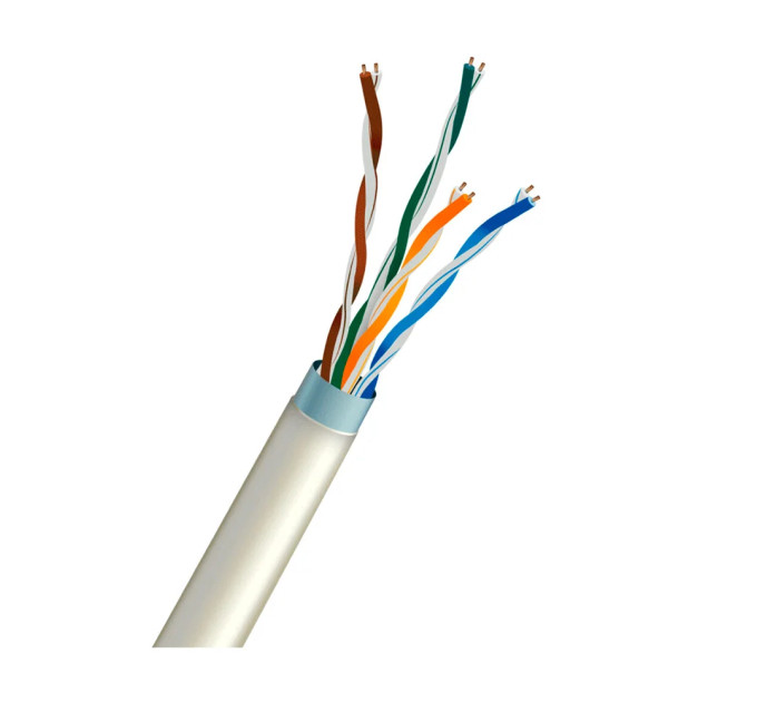 Кабель вита пара FTP CAT5e CCA 0.5 PVC (1м) Кабель вита пара FTP CAT5e CCA 0.5 PVC (1м)