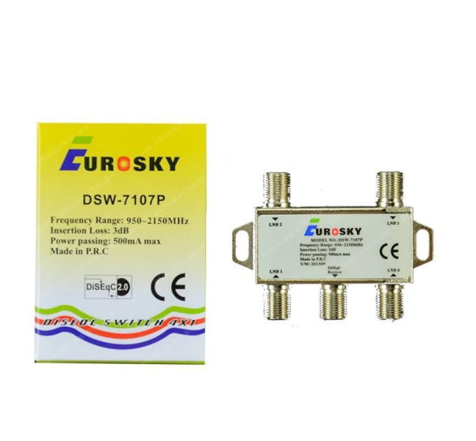 DISEqC-перемикач EuroSky DSW-7107P