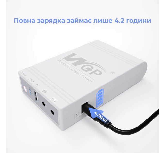 ДБЖ для роутера WGP Optima C1 25W 20000 мА·год