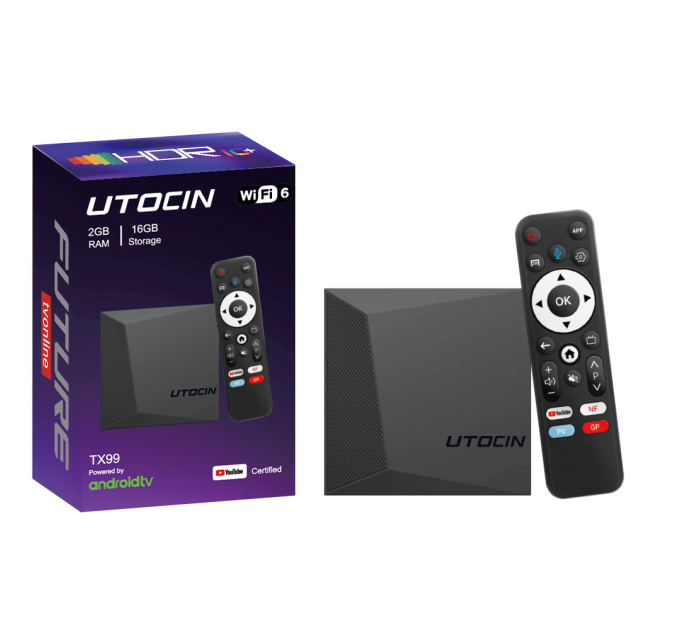 Смарт приставка UTOCIN TX99 RK3539 2/16 Gb