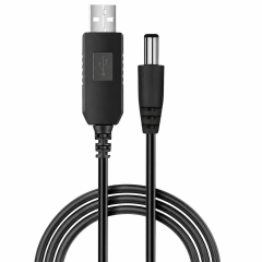 Кабель підвищуючий напругу з 5В до 9В - USB DC