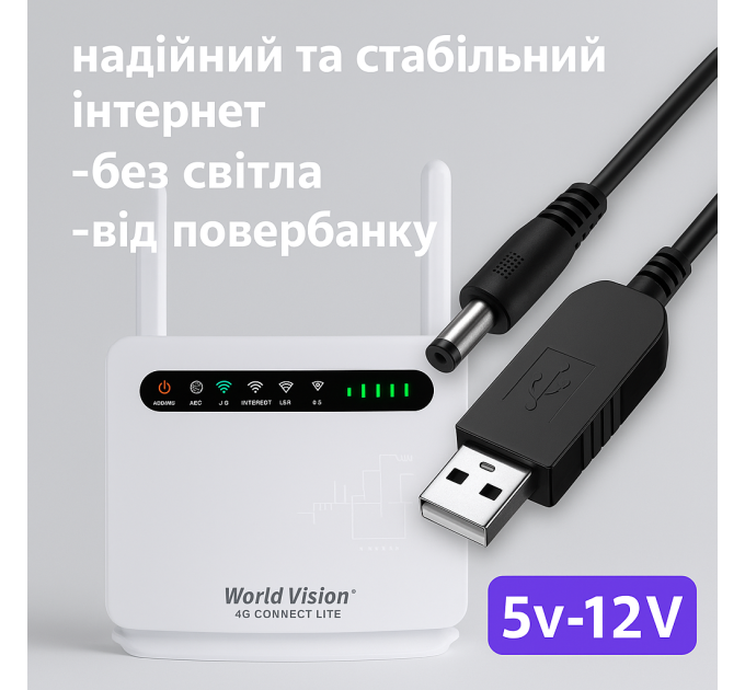 4G Wi-Fi роутер World Vision CONNECT LITE