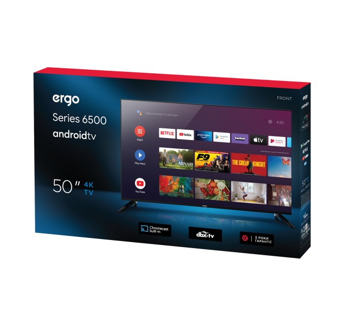 Телевізор ERGO 50GUS6500 (6873281) Телевізор ERGO 50GUS6500 (6873281)
