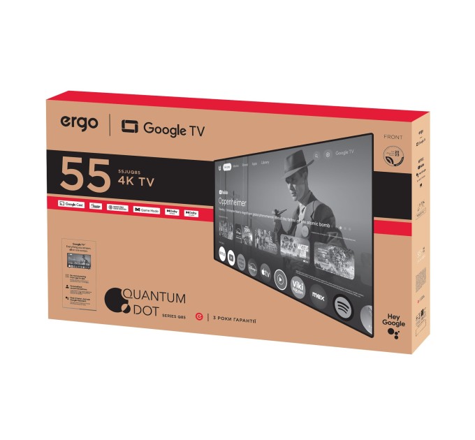 Телевізор ERGO QLED+ 55JUQ85 (6996982)