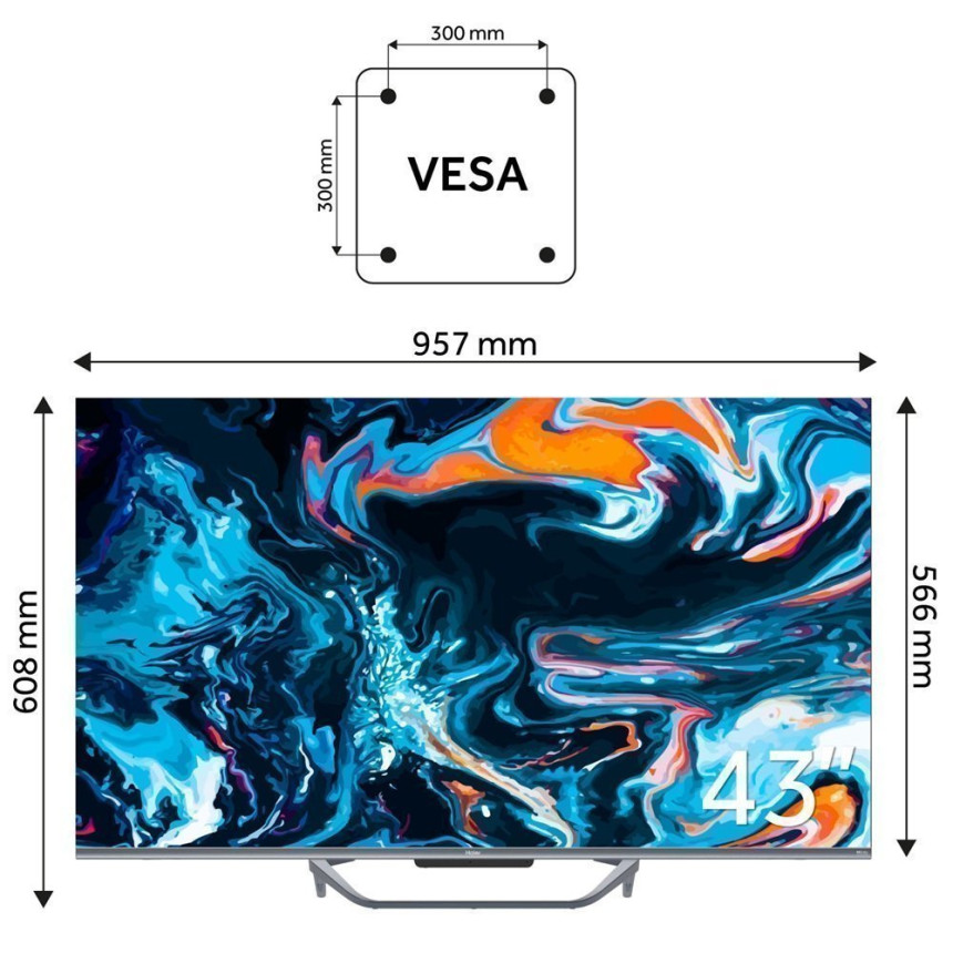 LED-телевизор Haier H43Q800UX (7006308)