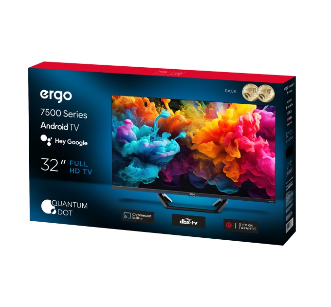 Телевізор ERGO 32JFQ7500 (7108574) Телевізор ERGO 32JFQ7500 (7108574)