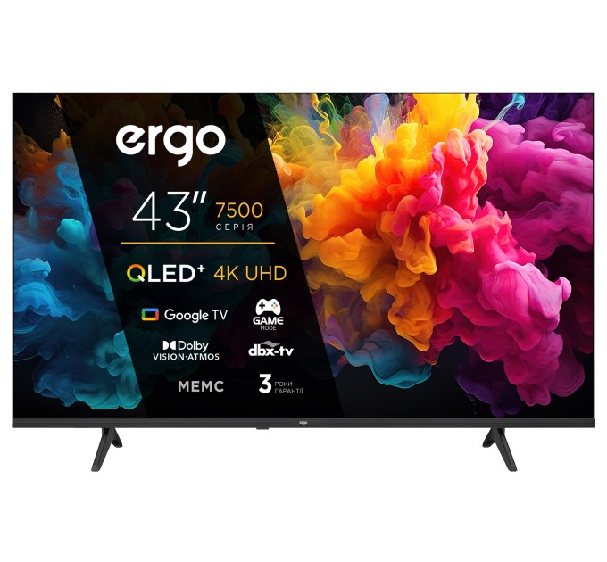 Телевізор ERGO 43JUQ7500 (7109660) Телевізор ERGO 43JUQ7500 (7109660)