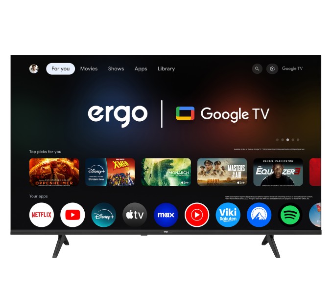 Телевізор ERGO 43JUQ7500 (7109660) Телевізор ERGO 43JUQ7500 (7109660)