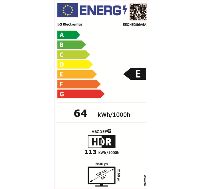 LED-телевізор LG 55QNED86A6A  (7120101)