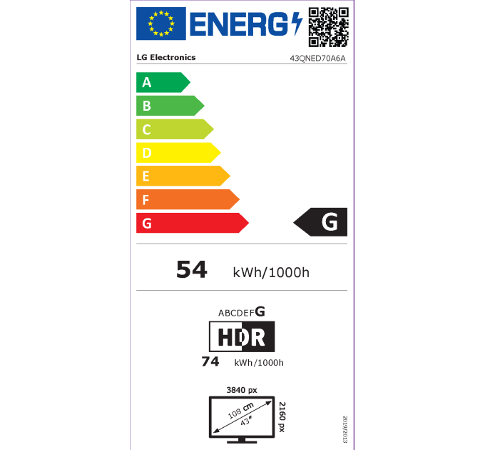 LED-телевізор LG 43QNED70A6A  (7122915)