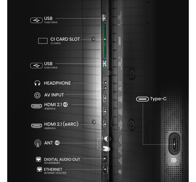 LED-телевізор Hisense 75U8Q  (7134196)