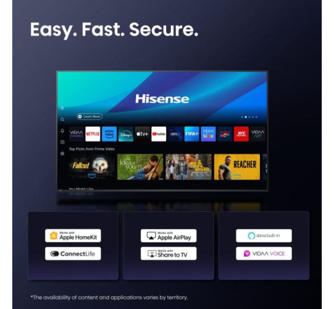 LED-телевізор Hisense 43E7Q PRO  (7134217)