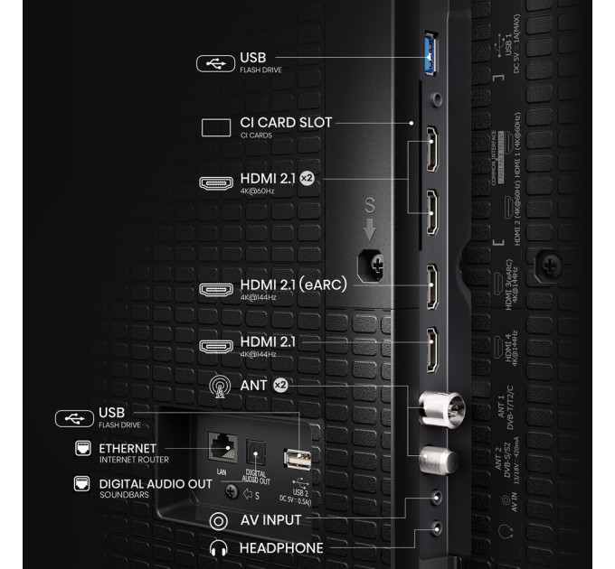 LED-телевізор Hisense 100E7Q PRO  (7134222)