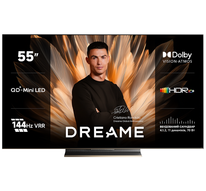 LED-телевізор Dreame Aura Mini LED 4K TV 55S100 (7262670) LED-телевізор Dreame Aura Mini LED 4K TV 55S100 (7262670)