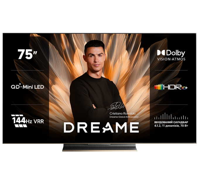 LED-телевізор Dreame Aura Mini LED 4K TV 75S100 (7262672) LED-телевізор Dreame Aura Mini LED 4K TV 75S100 (7262672)