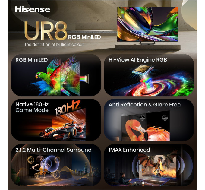 LED-телевізор Hisense 55UR8S (7263488)