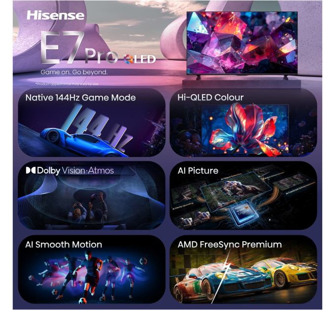 LED-телевізор Hisense 65E7S PRO (7263491)