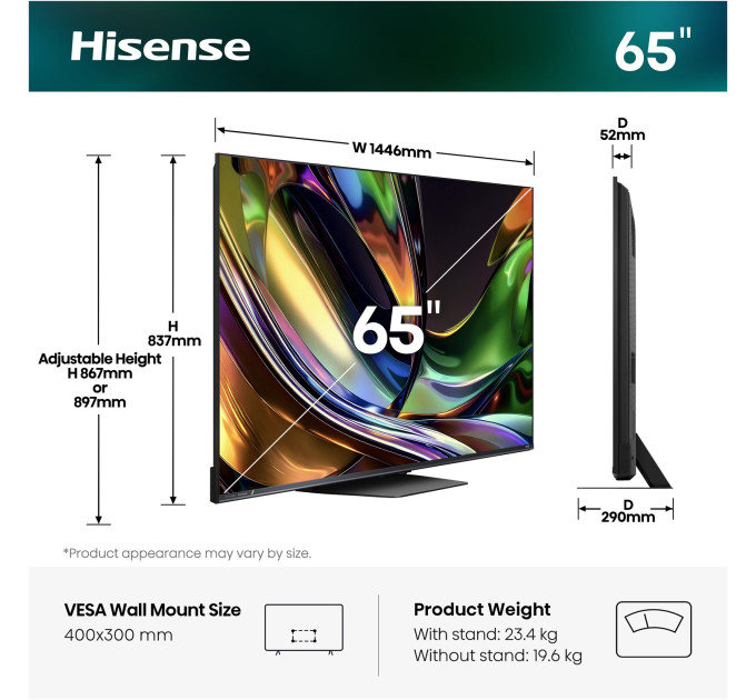 LED-телевізор Hisense 65UR8S (7263495)