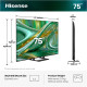 LED-телевізор Hisense 75E8S (7263498)