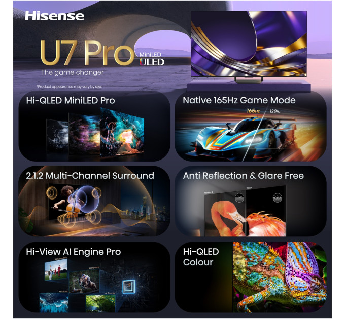 LED-телевізор Hisense 75U7S PRO (7263501)